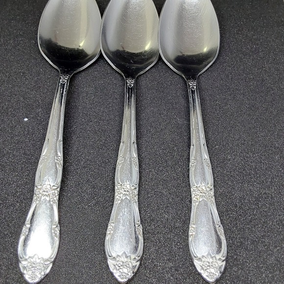 Oneida Other - Wm A Rogers Oneida Fenway‎ Daydream Stainless Flatware Lot of 6 Soup Spoons